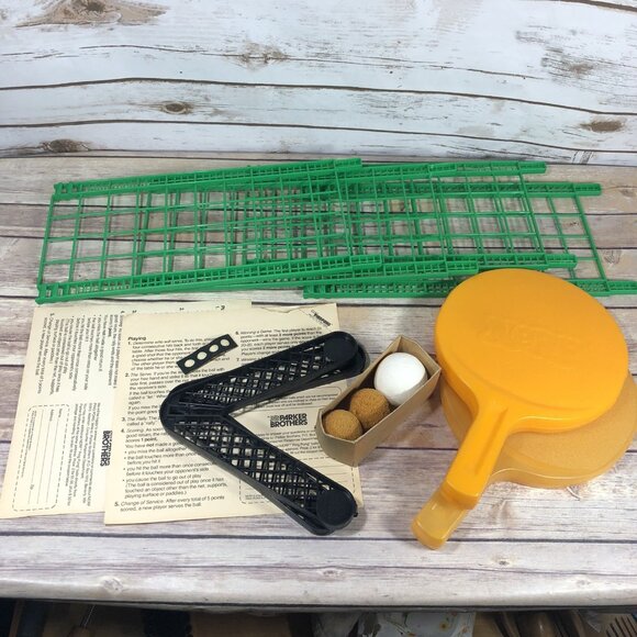 Vintage 1982 Parker Brothers NERF Ping Pong COMPLETE Game Table Tennis - Picture 8 of 14